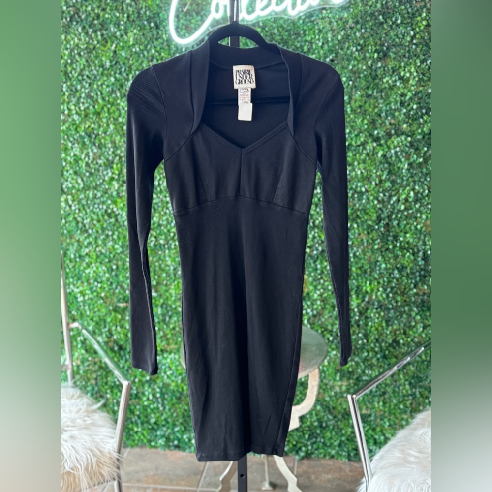 New Prairie Underground long sleeve black dress size XS
